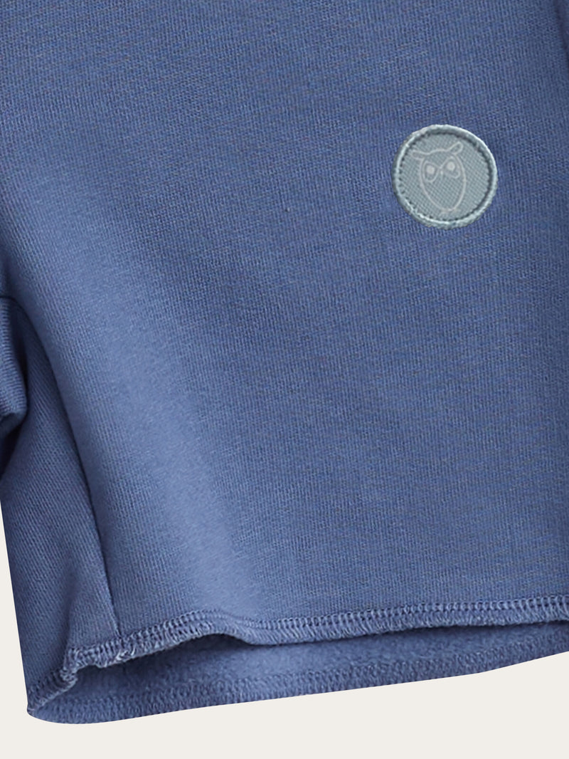 KnowledgeCotton Apparel - YOUNG Sweat shorts - GOTS/Vegan Shorts 1432 Moonlight Blue